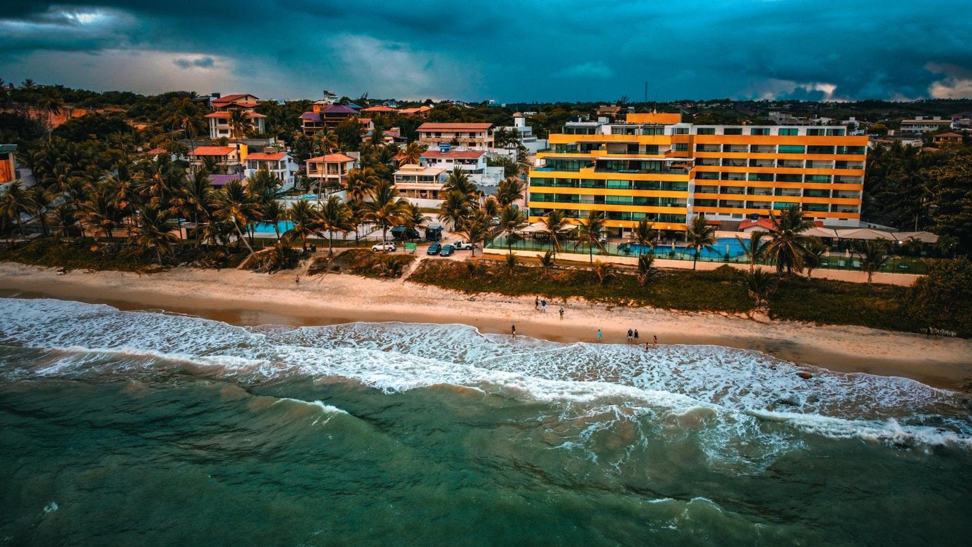 Praia Tabatinga Ap Beira Mar Com Vista Deslumbrante Da Praia Jacumã Exterior foto