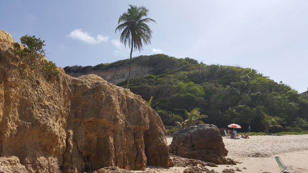 Praia Tabatinga Ap Beira Mar Com Vista Deslumbrante Da Praia Jacumã Exterior foto