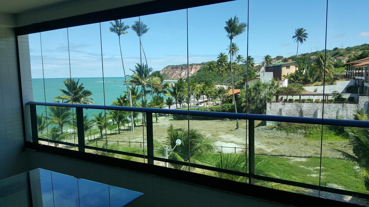 Praia Tabatinga Ap Beira Mar Com Vista Deslumbrante Da Praia Jacumã Exterior foto