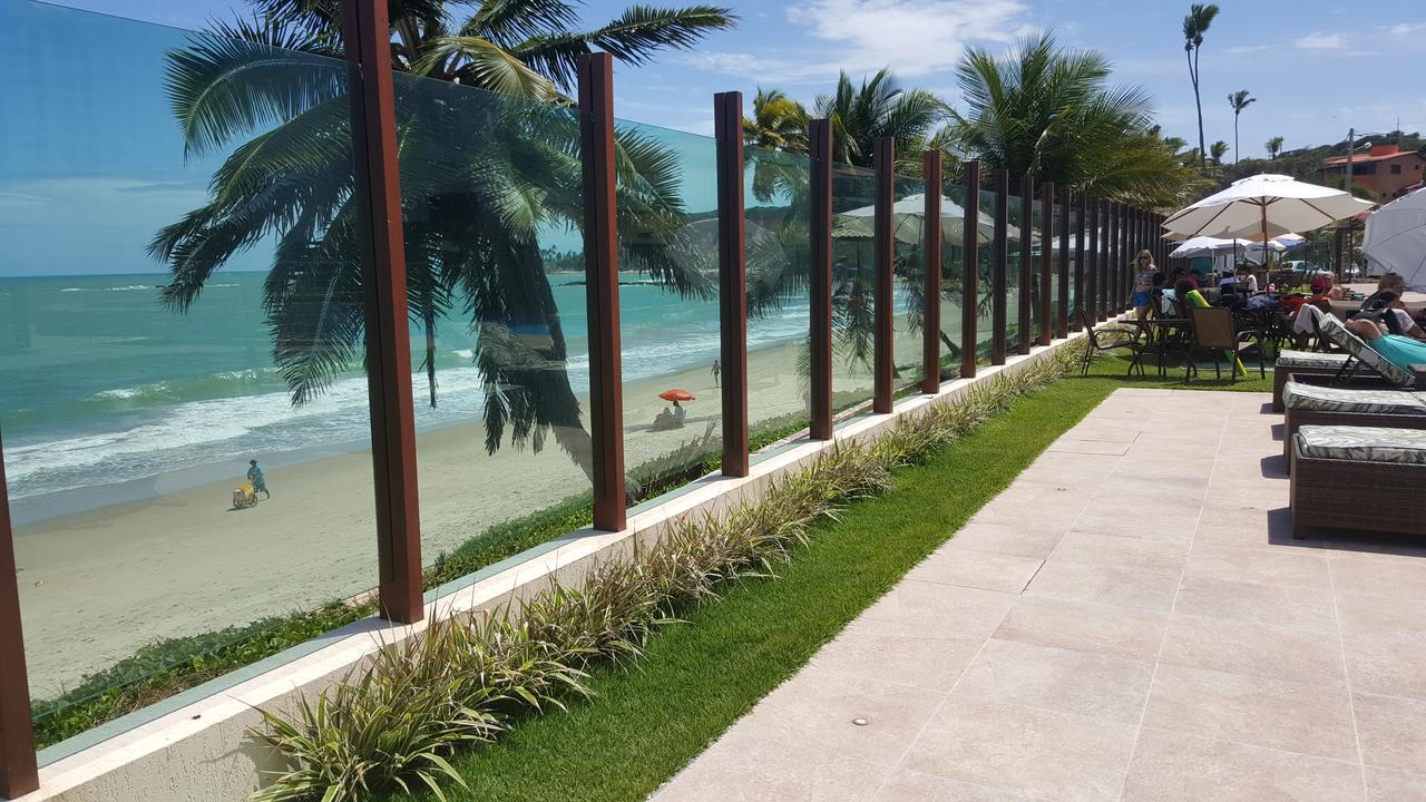 Praia Tabatinga Ap Beira Mar Com Vista Deslumbrante Da Praia Jacumã Exterior foto