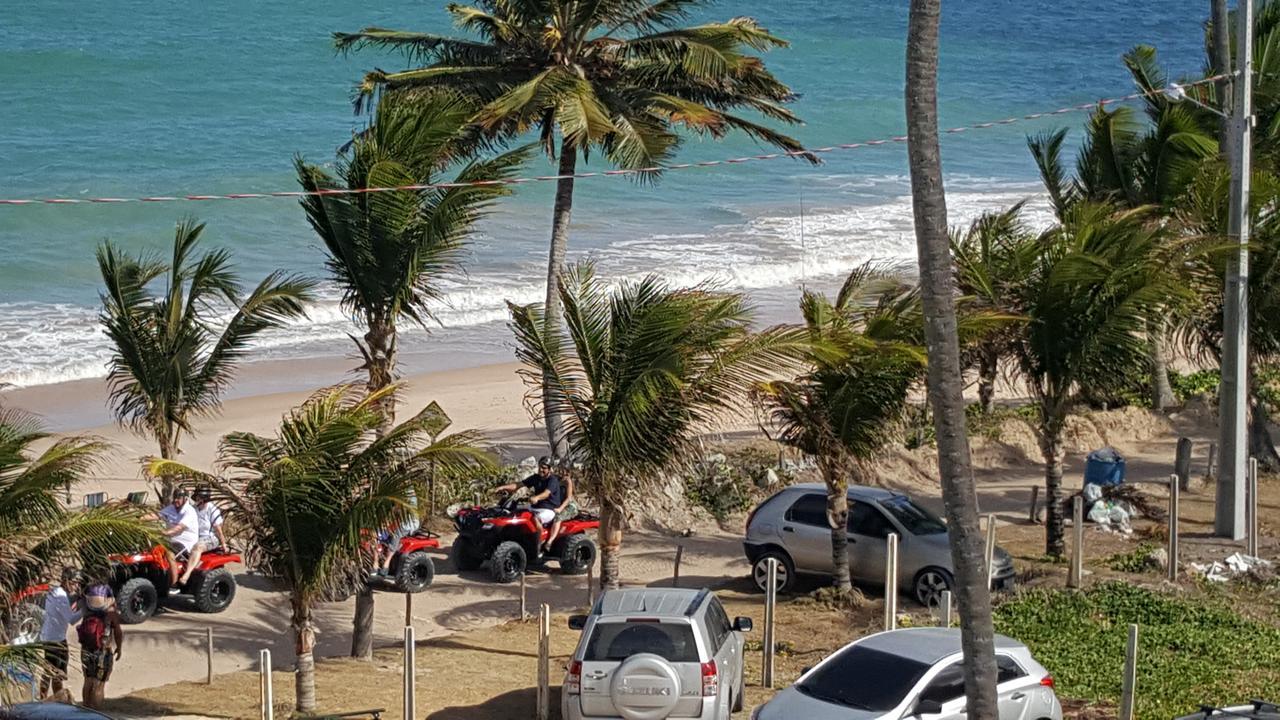 Praia Tabatinga Ap Beira Mar Com Vista Deslumbrante Da Praia Jacumã Exterior foto